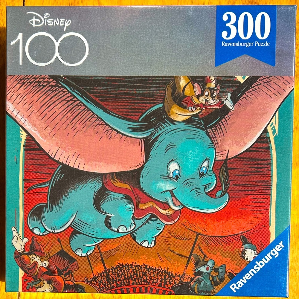Walt Disney’s Dumbo 300 Piece Ravensburger Puzzle. Sealed, 100th Anniversary